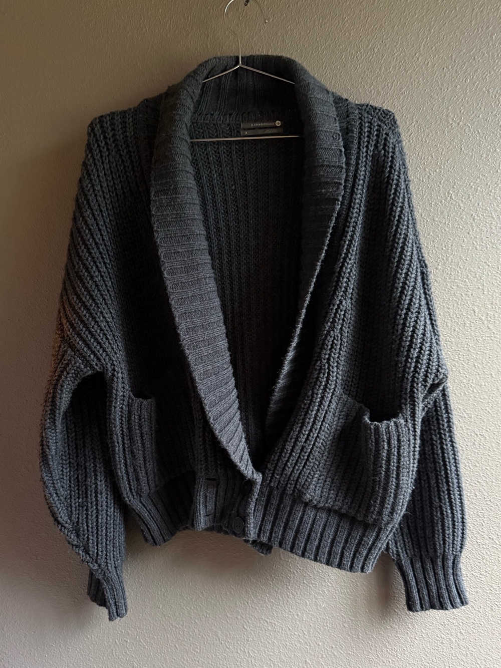 Anthropologie Cozy Chunky Cardigan